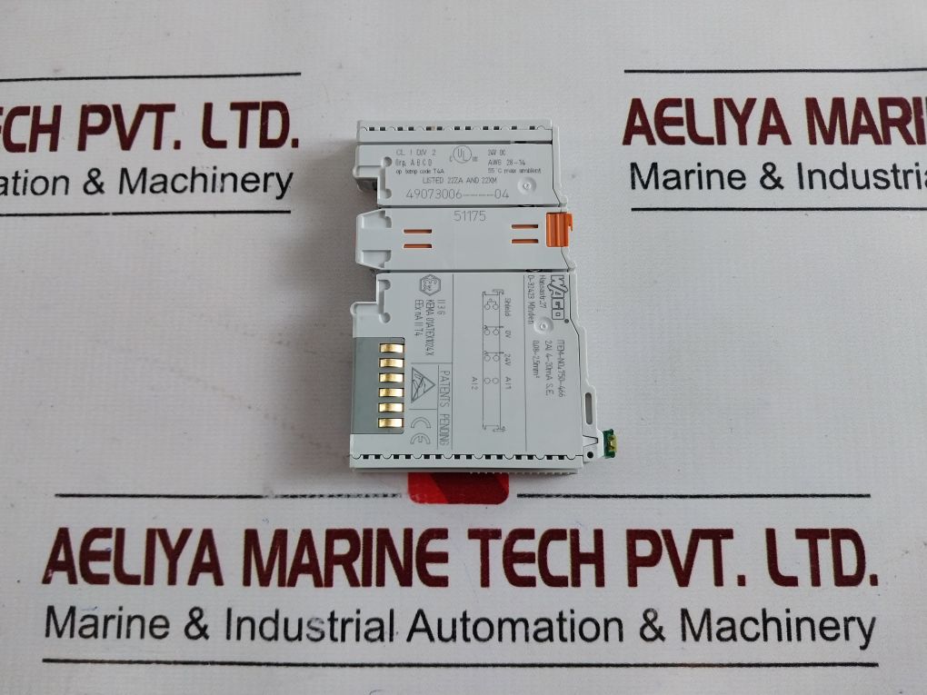 Wago 750-466 Analog Input Module 49073006----04 24V Dc