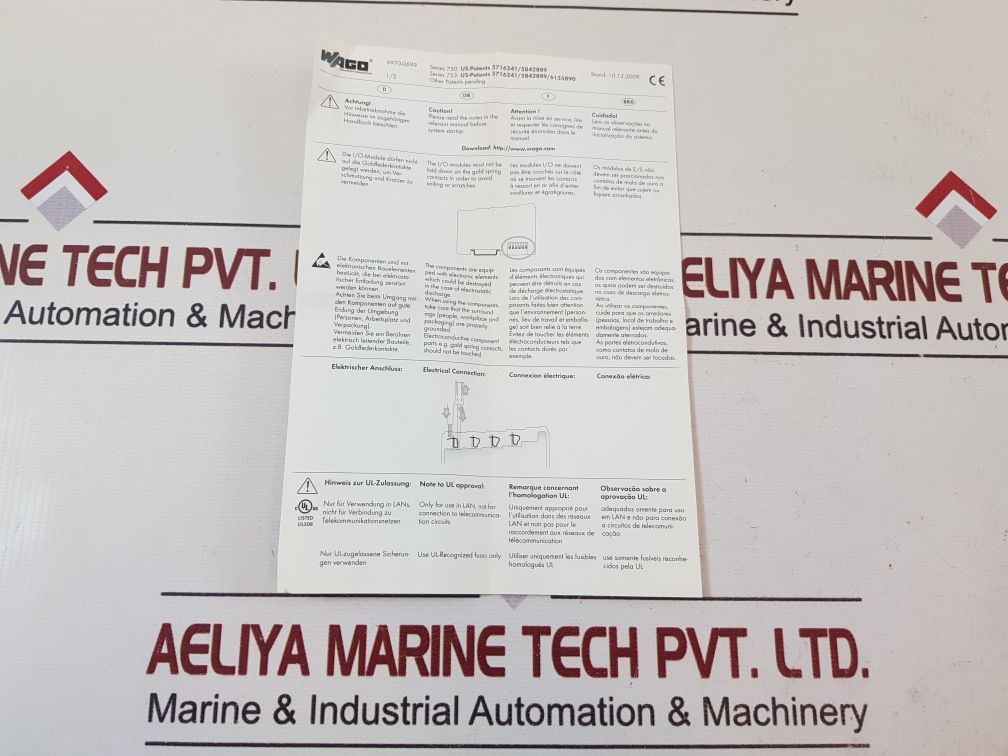 Wago 750-474 input module