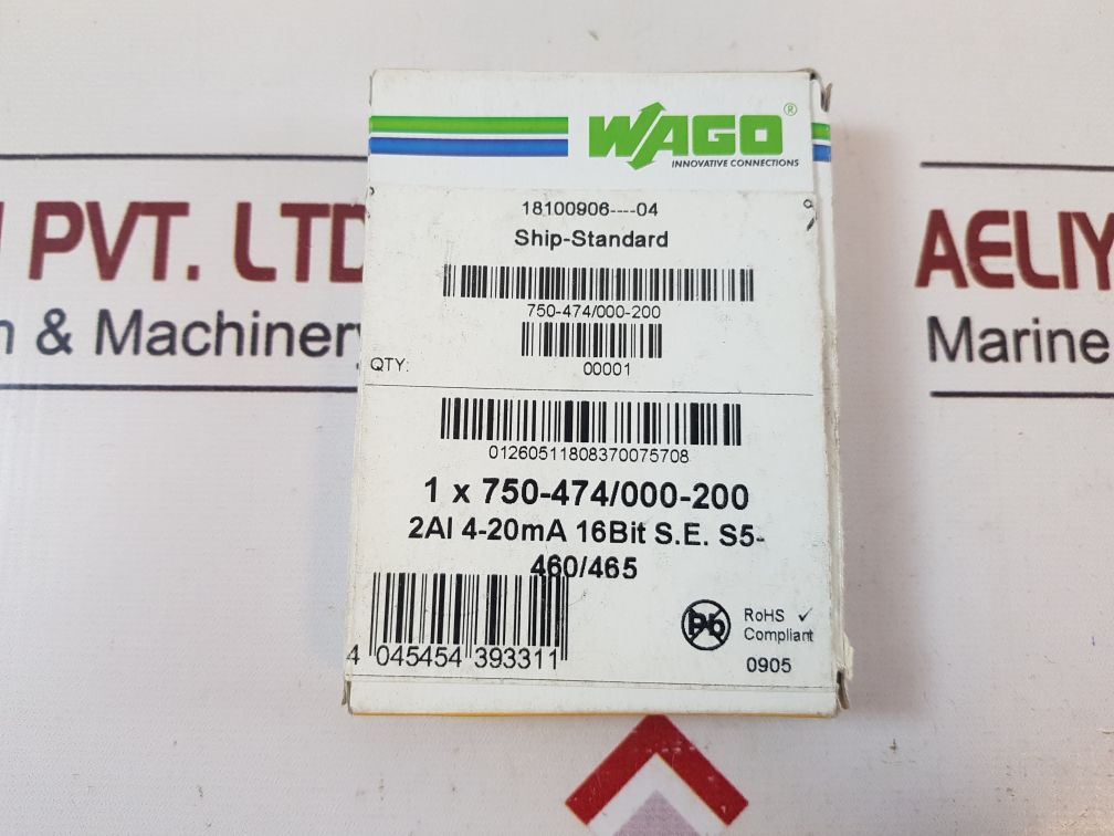 Wago 750-474/000-200 analog input module