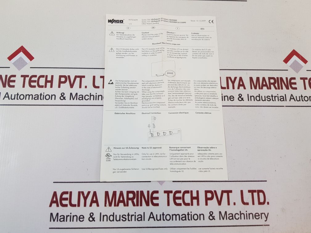 Wago 750-474/000-200 analog input module
