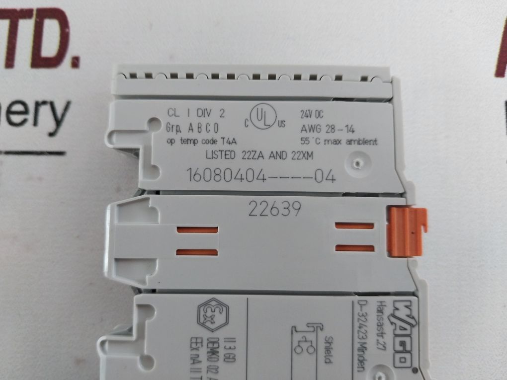 Wago 750-492 2-channel Analog Input Module 16080404----04