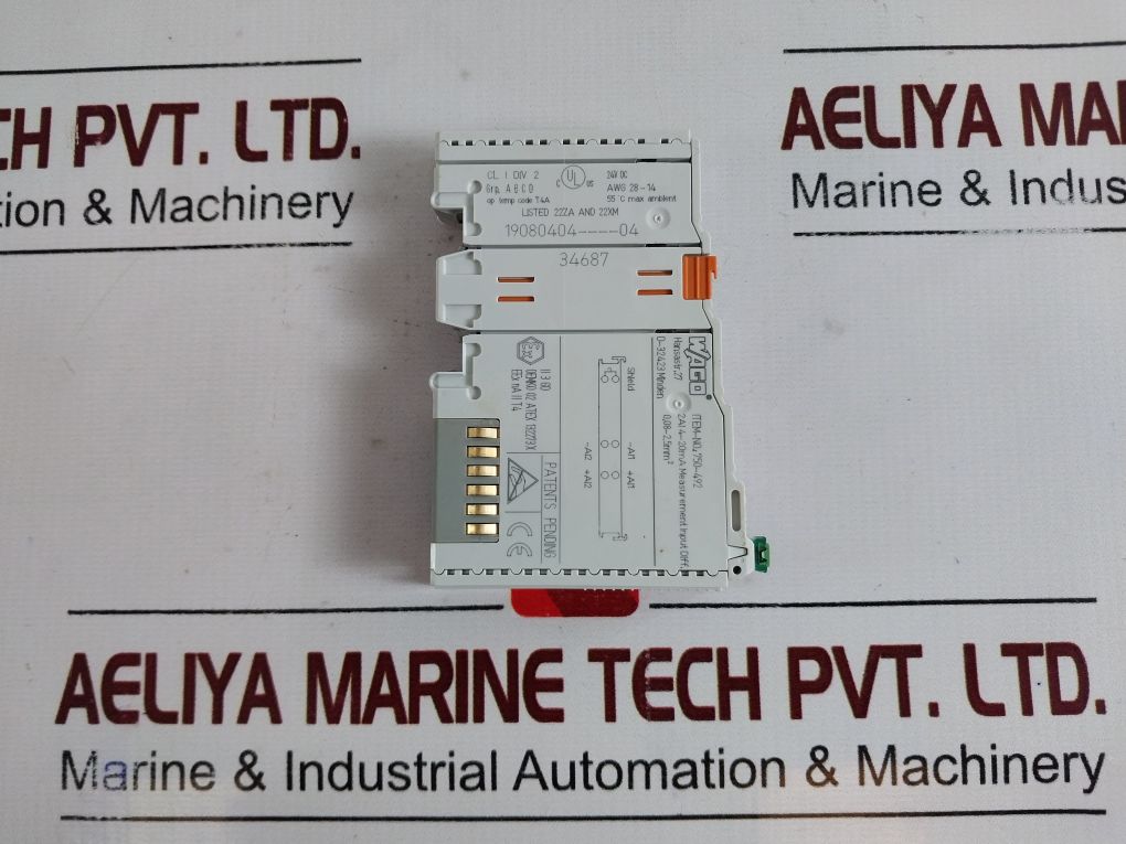 Wago 750-492 Analog Input Module 19080404----04