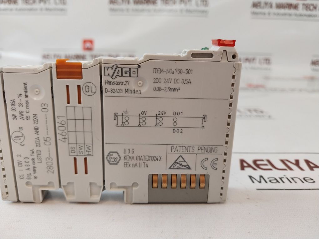 Wago 750-501 Output Module 2803--05----03