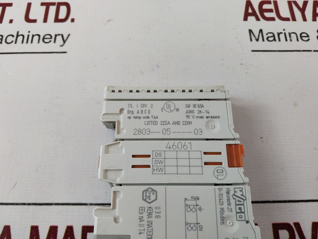 Wago 750-501 Output Module 2803--05----03