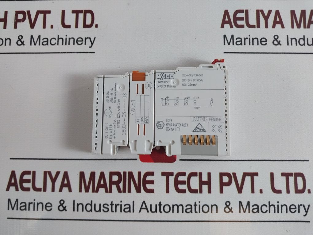 Wago 750-501 2-channel Digital Output Module 2803--05----03