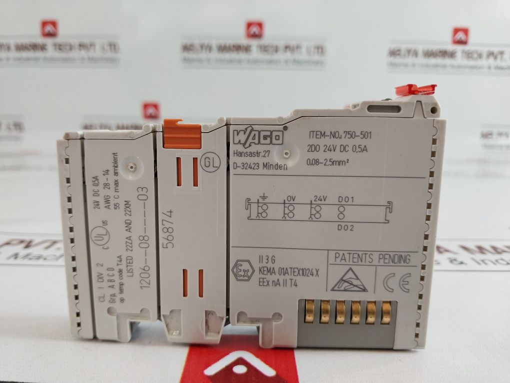 Wago 750-501 Digital Output Module 1206--08----03