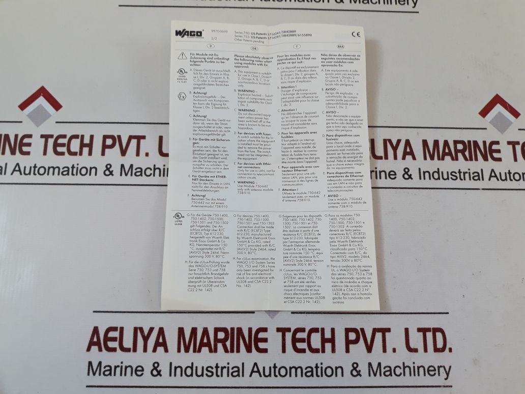 Wago 750-504 digital output module