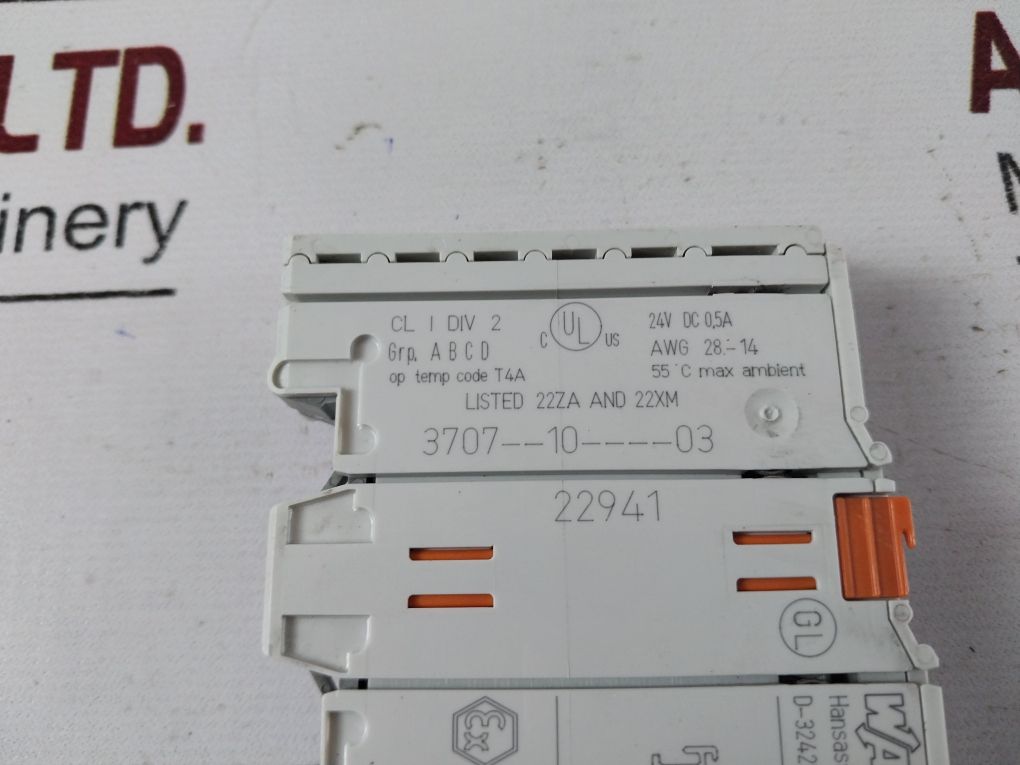 Wago 750-504 Digital Output Module 3707--10----03