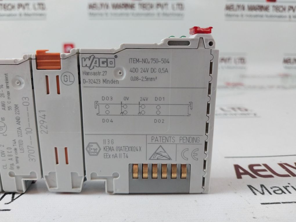 Wago 750-504 Digital Output Module 3707--10----03