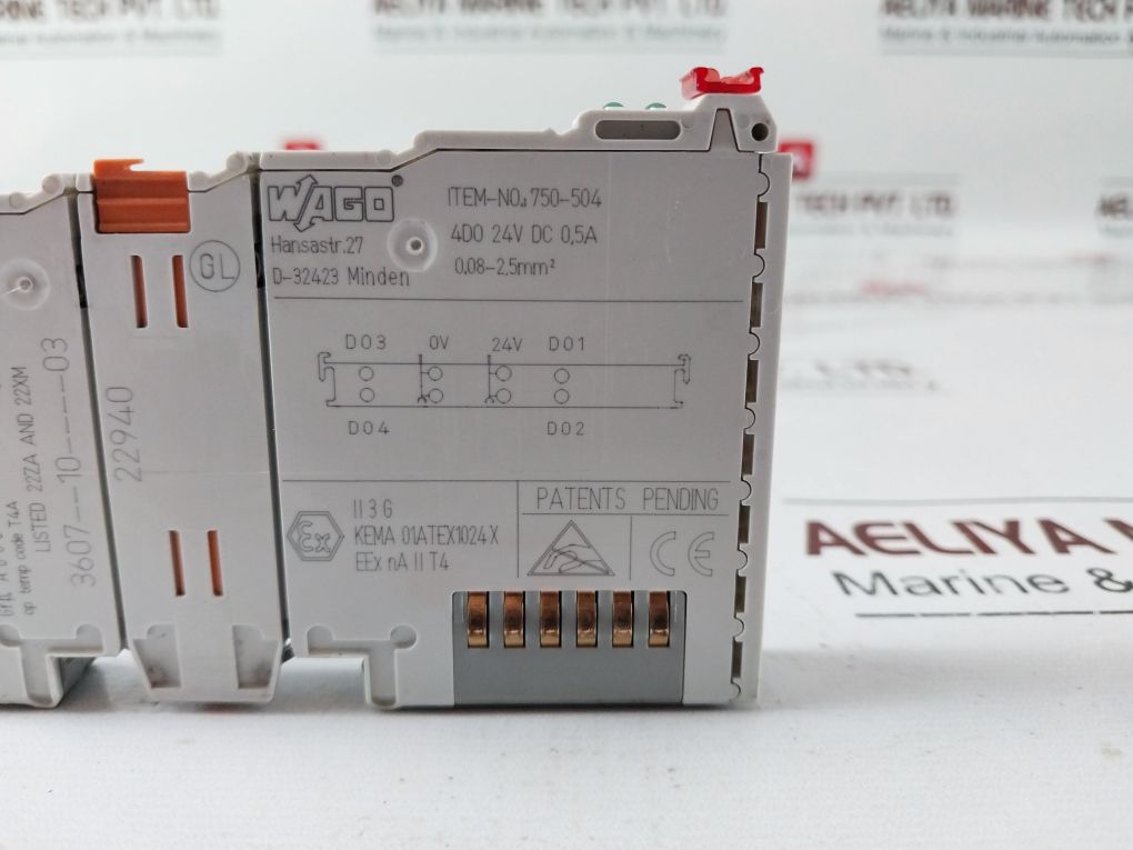 Wago 750-504 Digital Output Module 3607--10----03