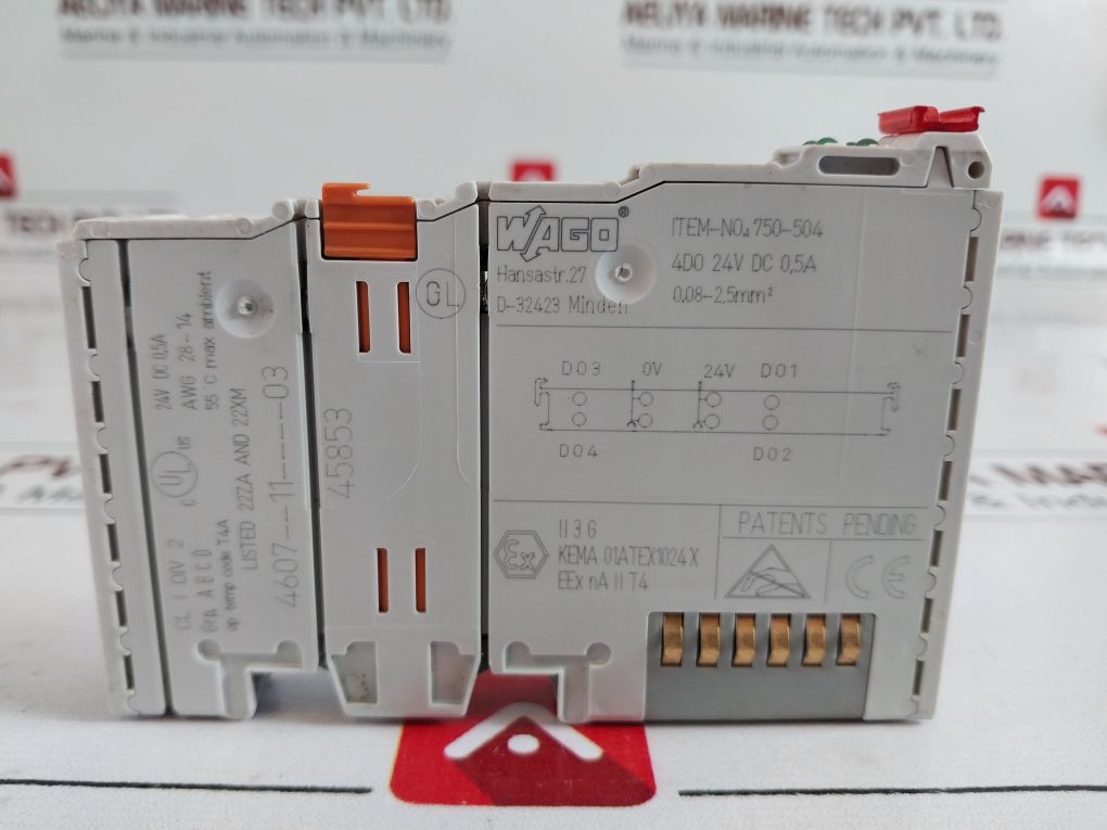 Wago 750-504 Digital Output Module 4607--11----03