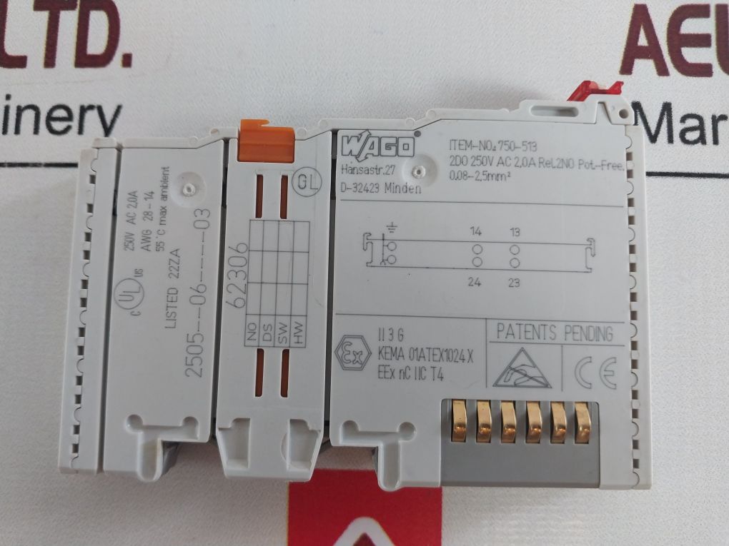 Wago 750-513 2-channel Output Module 2505--06----03