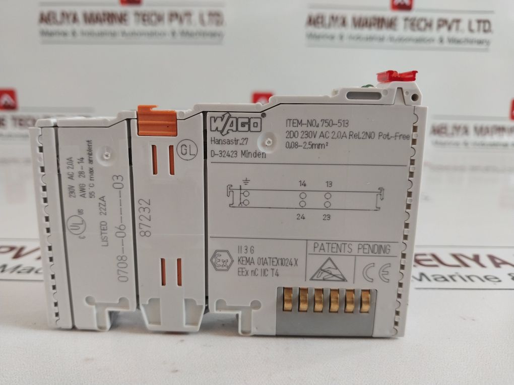Wago 750-513 2-channel Output Module 0708--06----03