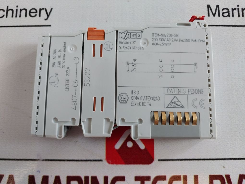 Wago 750-513 2 Channel Output Module 4807--06----03