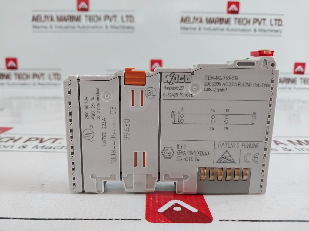 Wago 750-513 Relay Output Module 1008--06----03