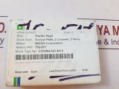 Wago 750-517 output module 230v ac 1,0a