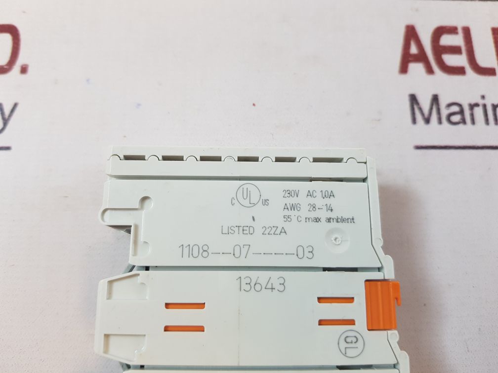 Wago 750-517 output module 230v ac 1,0a