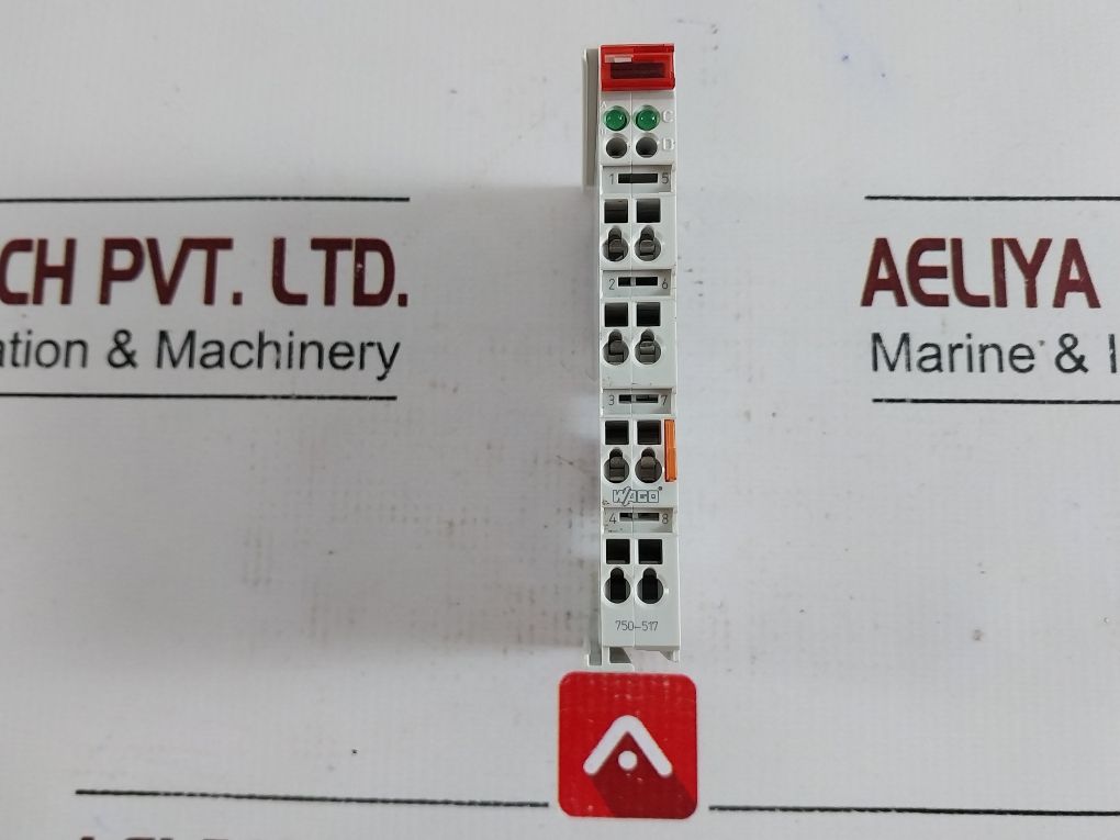 Wago 750-517 2-channel Relay Digital Output Module,200-250V Ac,10A