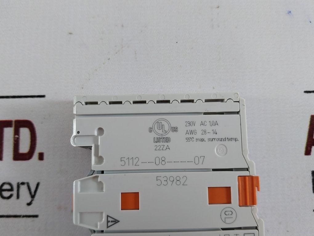 Wago 750-517 2-channel Relay Digital Output Module,200-250V Ac,10A
