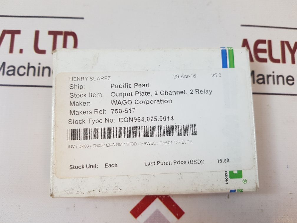 Wago 750-517 output module v5.2