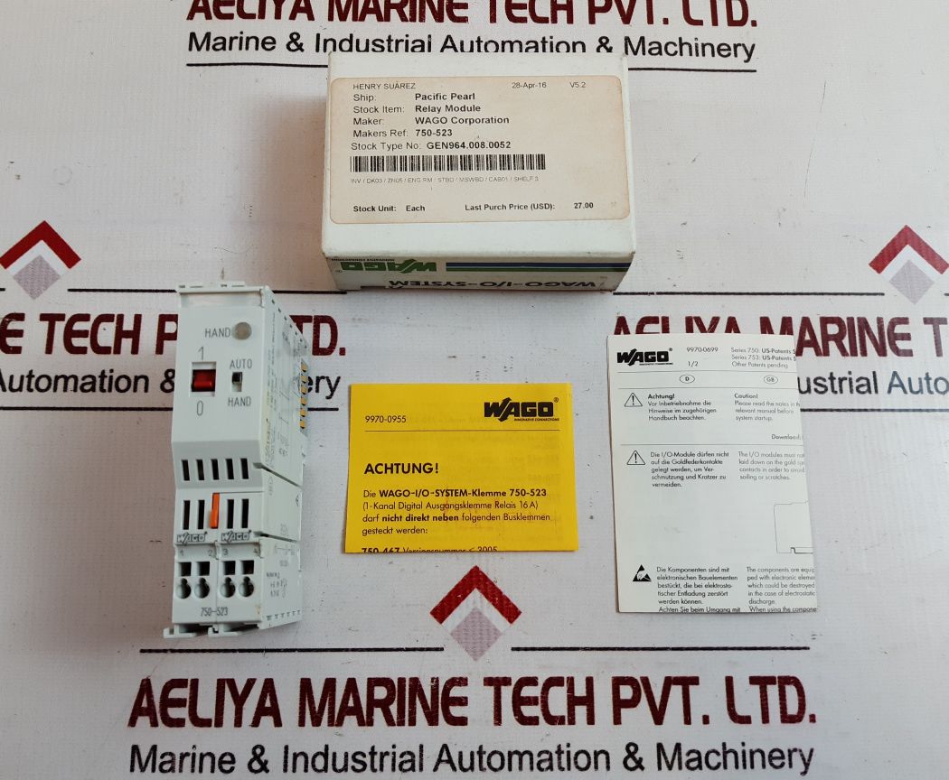 Wago 750-523 Relay Module
