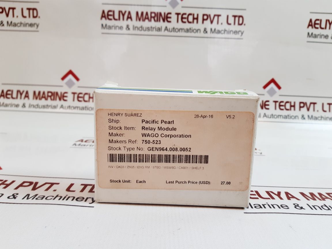 Wago 750-523 output relay