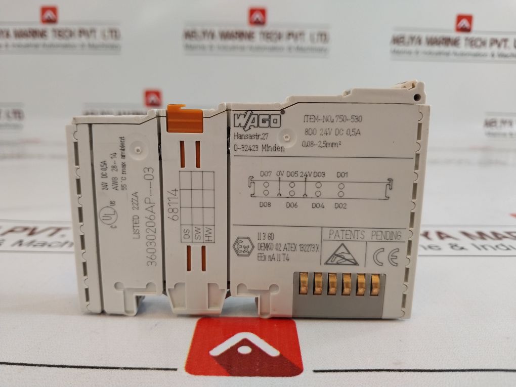 Wago 750-530 Digital Output Module 24V Dc 0,5A