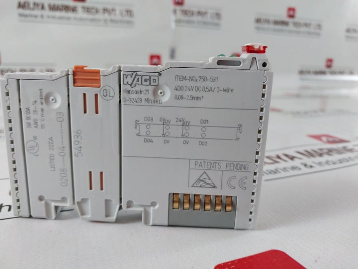Wago 750-531 Digital Input Module 0208--04----03