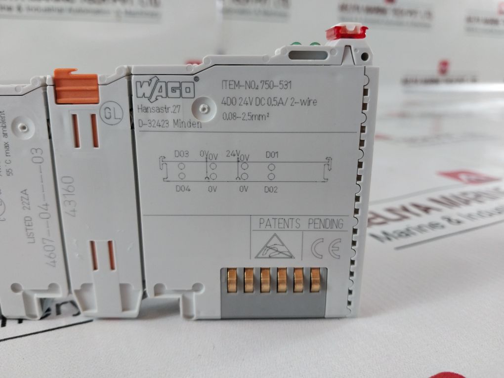 Wago 750-531 Digital Output Module 0,08-2,5Mm²