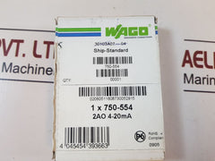 Wago 750-554 analog output module 