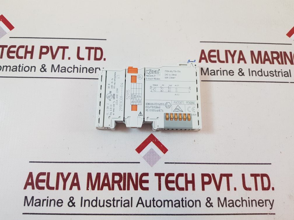 Wago 750-554 analog output module 