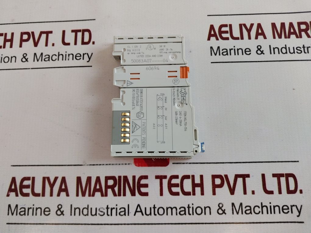 Wago 750-554 Analog Output Module 50083A07-04