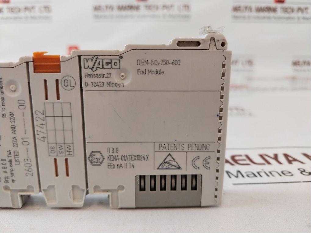 Wago 750-600 End Module 2603--01----00
