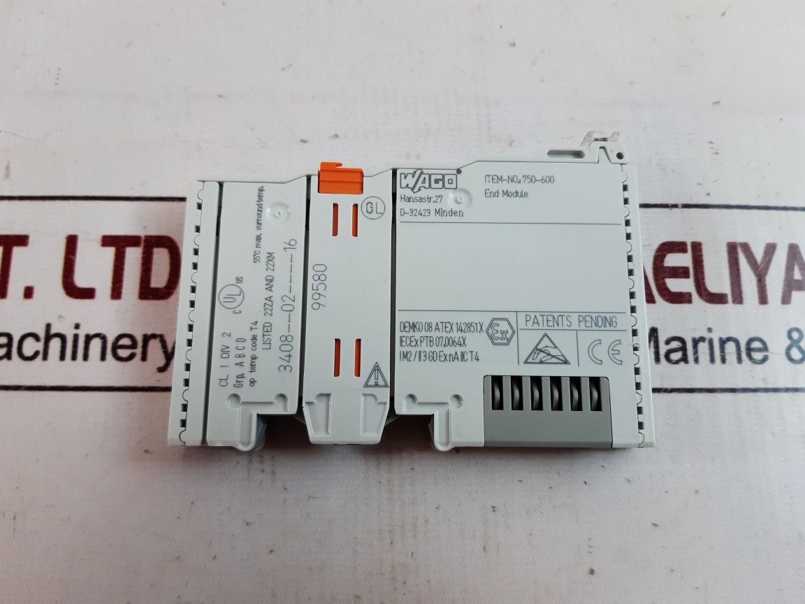 Wago 750-600 End Module 99580
