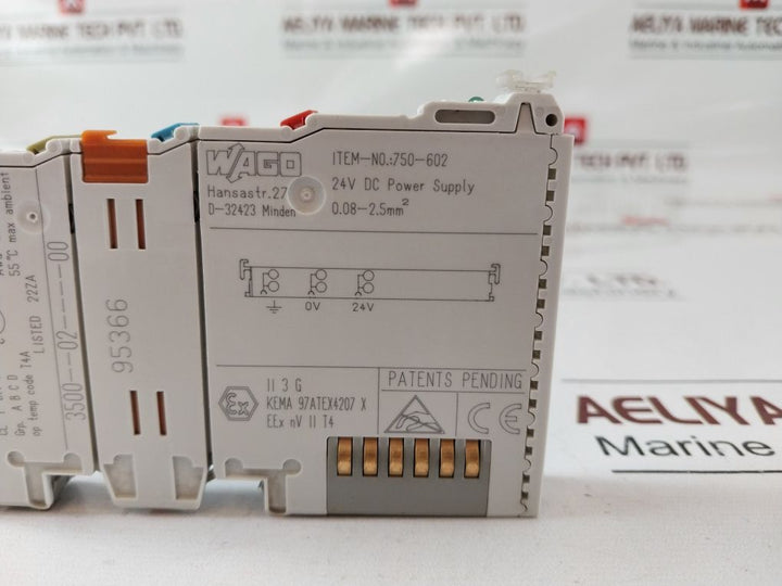 Wago 750-602 Power Supply 24V Dc 3500--02----00