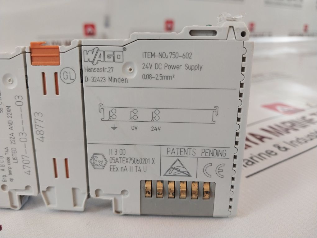 Wago 750-602 24V Dc Power Supply Div 2