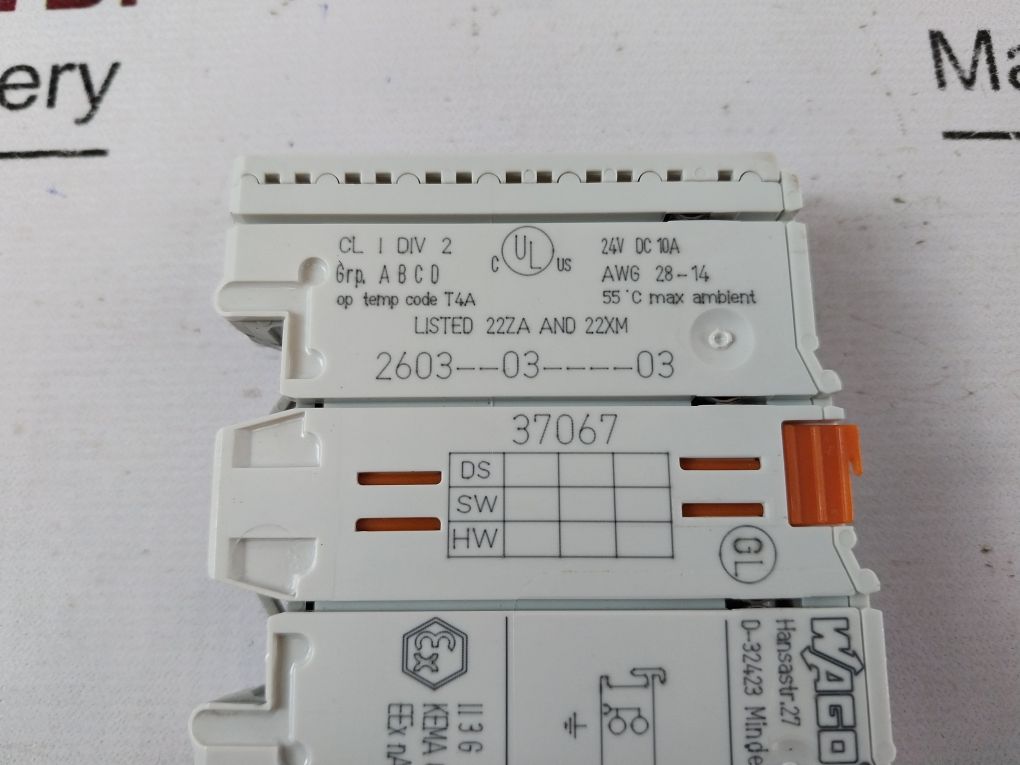 Wago 750-602 Power Supply 2603--03----03