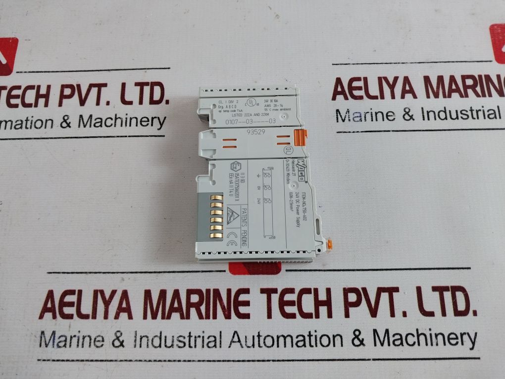 Wago 750-602 Power Supply 0107--03----03