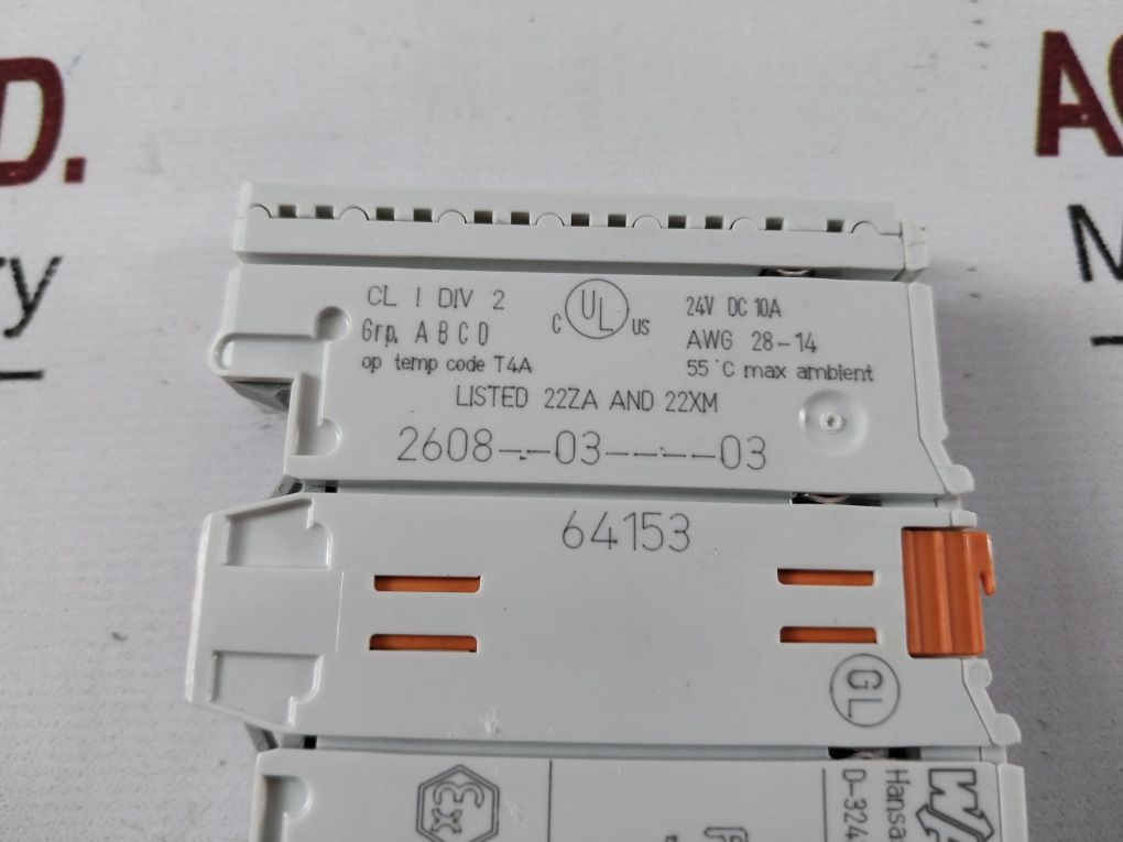 Wago 750-602 Power Supply 2608--03----03