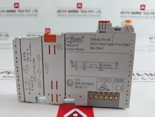 Wago 750-610 Power Supply 4707--05----03