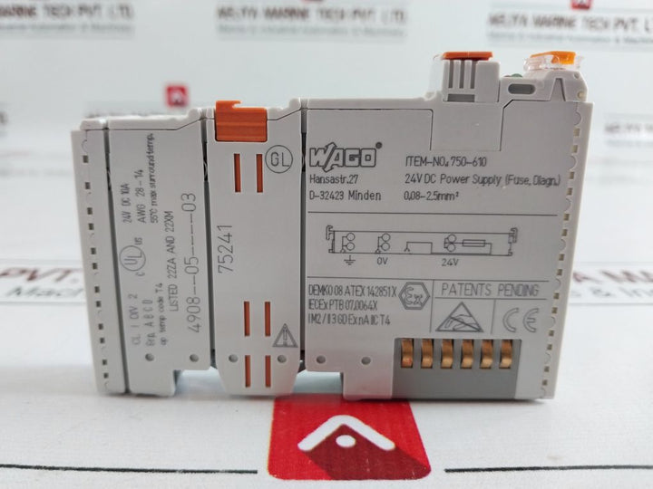Wago 750-610 Power Supply 4908--05----03