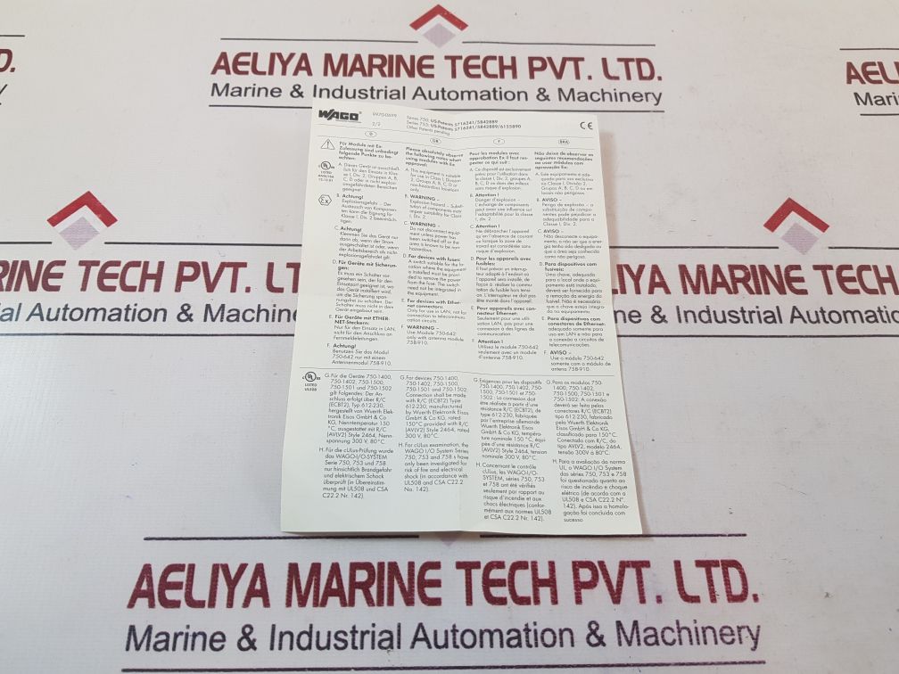 Wago 750-612 0-230V Ac/Dc Power Supply