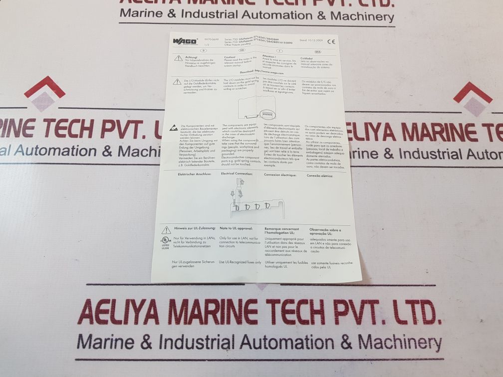Wago 750-612 0-230V Ac/Dc Power Supply