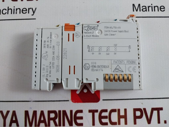 Wago 750-613 Power Supply 1808--08----03