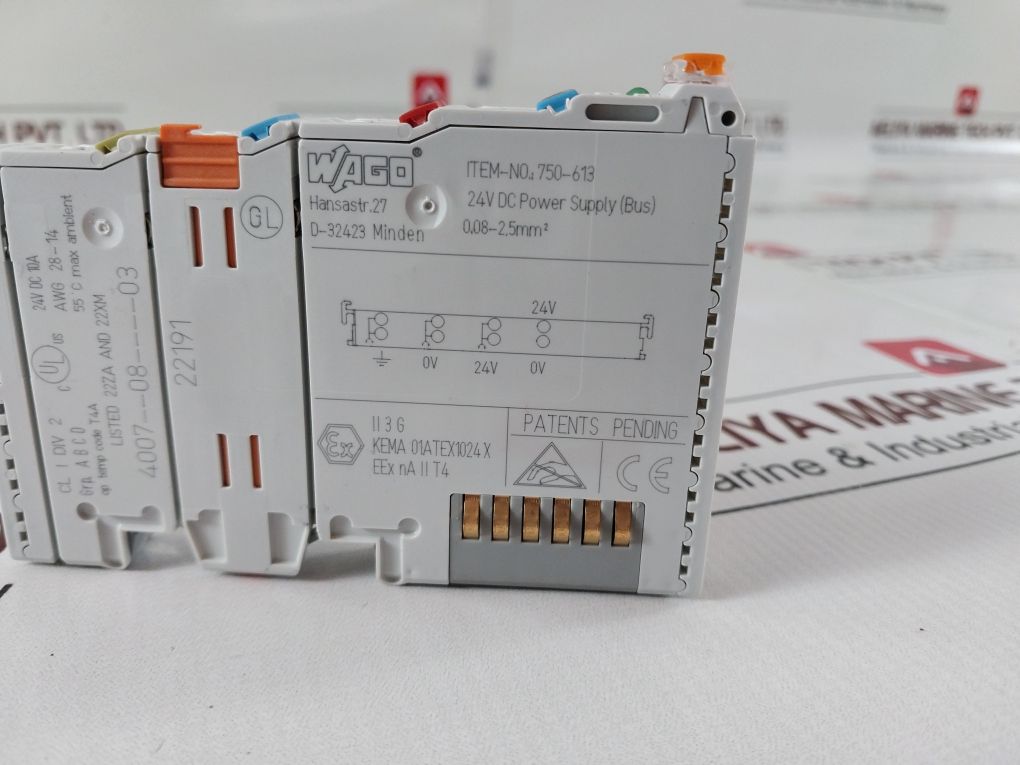 Wago 750-613 Power Supply 24V Dc