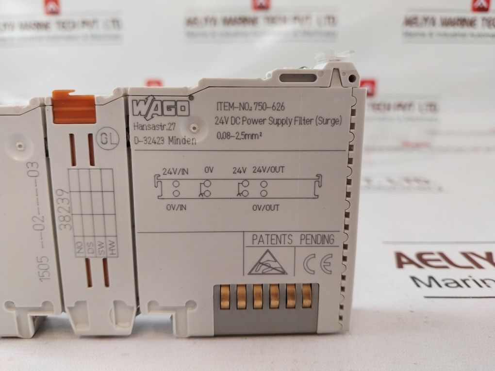 Wago 750-626 Power Supply Filter (Surge) 1505--02----03