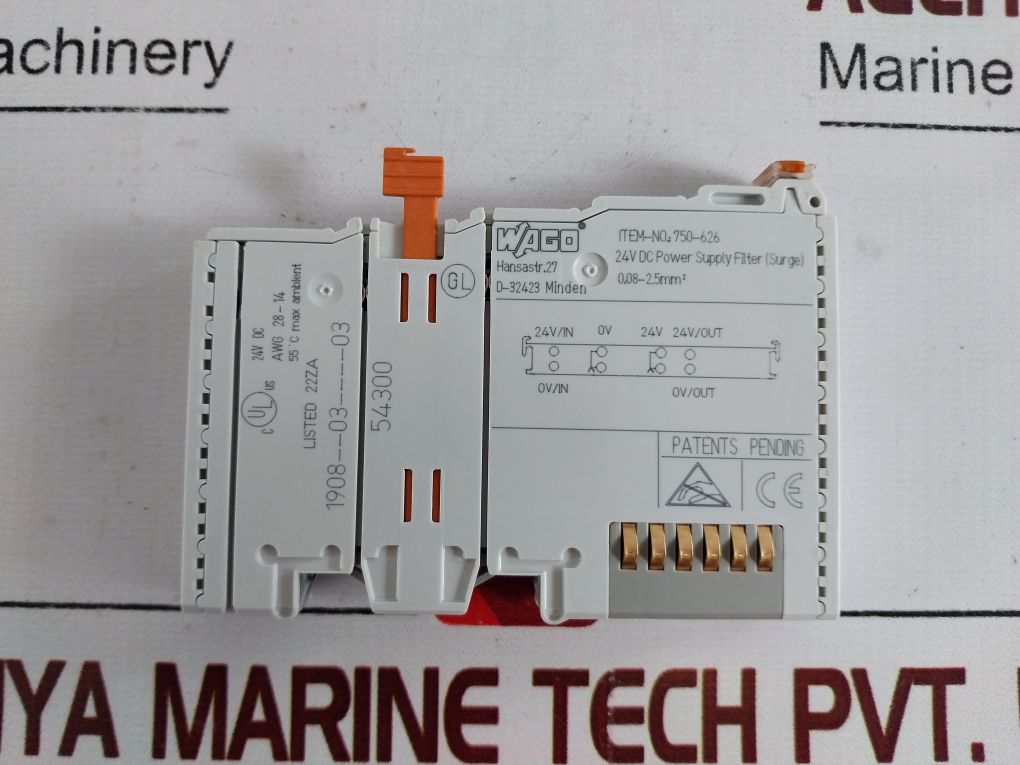 Wago 750-626 24V Dc Power Supply Filter