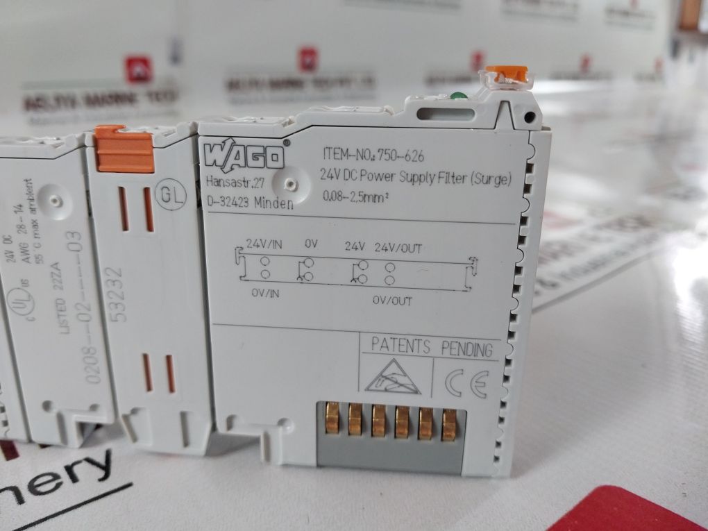 Wago 750-626 Power Supply Filter 0208--02----03