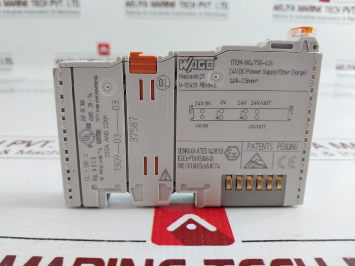 Wago 750-626 Power Supply Filter 1309--03----03