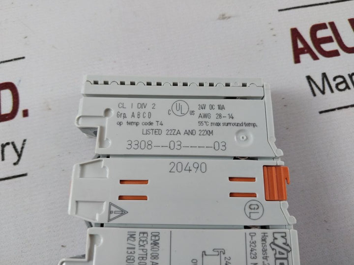Wago 750-626 Power Supply Filter 24V Dc